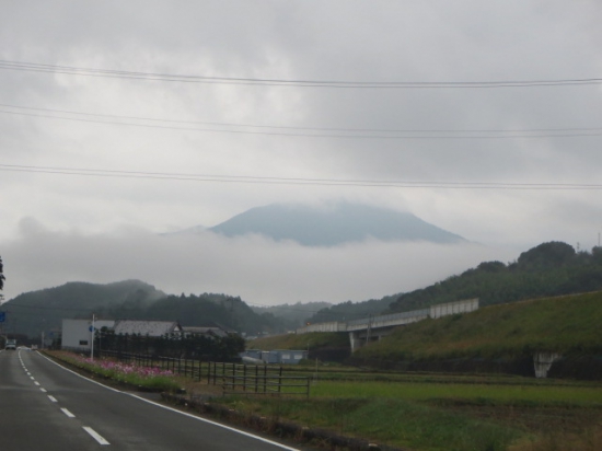 雨上がりで　こんな素敵な景色が見えました。