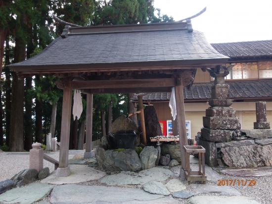 １２番札所「焼山寺」手水場。