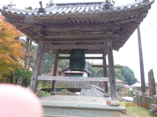 藤井寺鐘楼。
