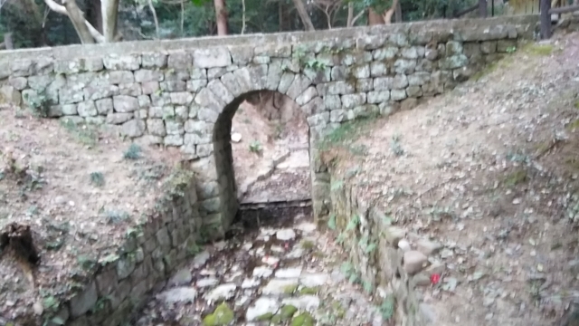 大麻比古神社の裏にあるドイツ橋。